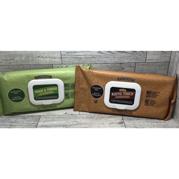 Melaleuca Cleaning Wipes Tough & Tender Rustic Touch 2-pack New Sealed Exp 2026 - Picture 1 of 15